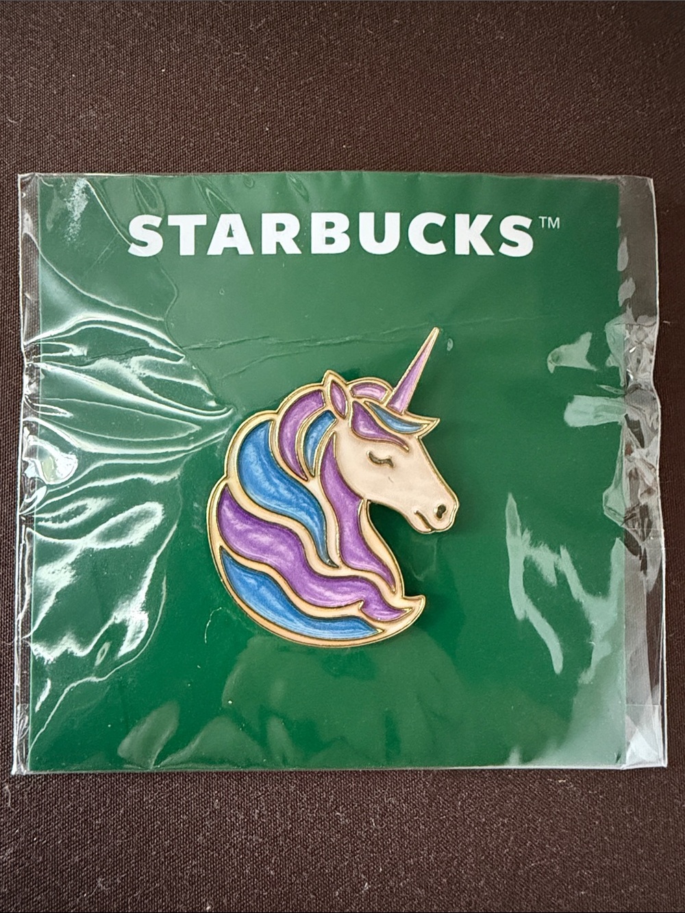 Official Starbucks Unicorn Frappuccino Enamel Pin Sealed Limited Edition Barista
